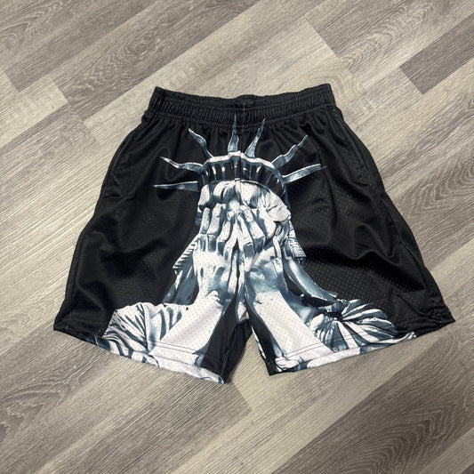Corrupted Creative Lady Liberty Mesh Shorts