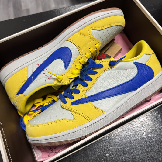 Jordan 1 Low Travis Scott Canary / Preowned