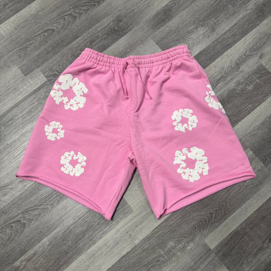 Denim Tears Cotton Wreath Shorts (Pink)