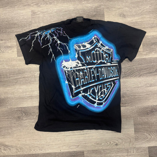 Harley Davidson Lightning Graphic Tee