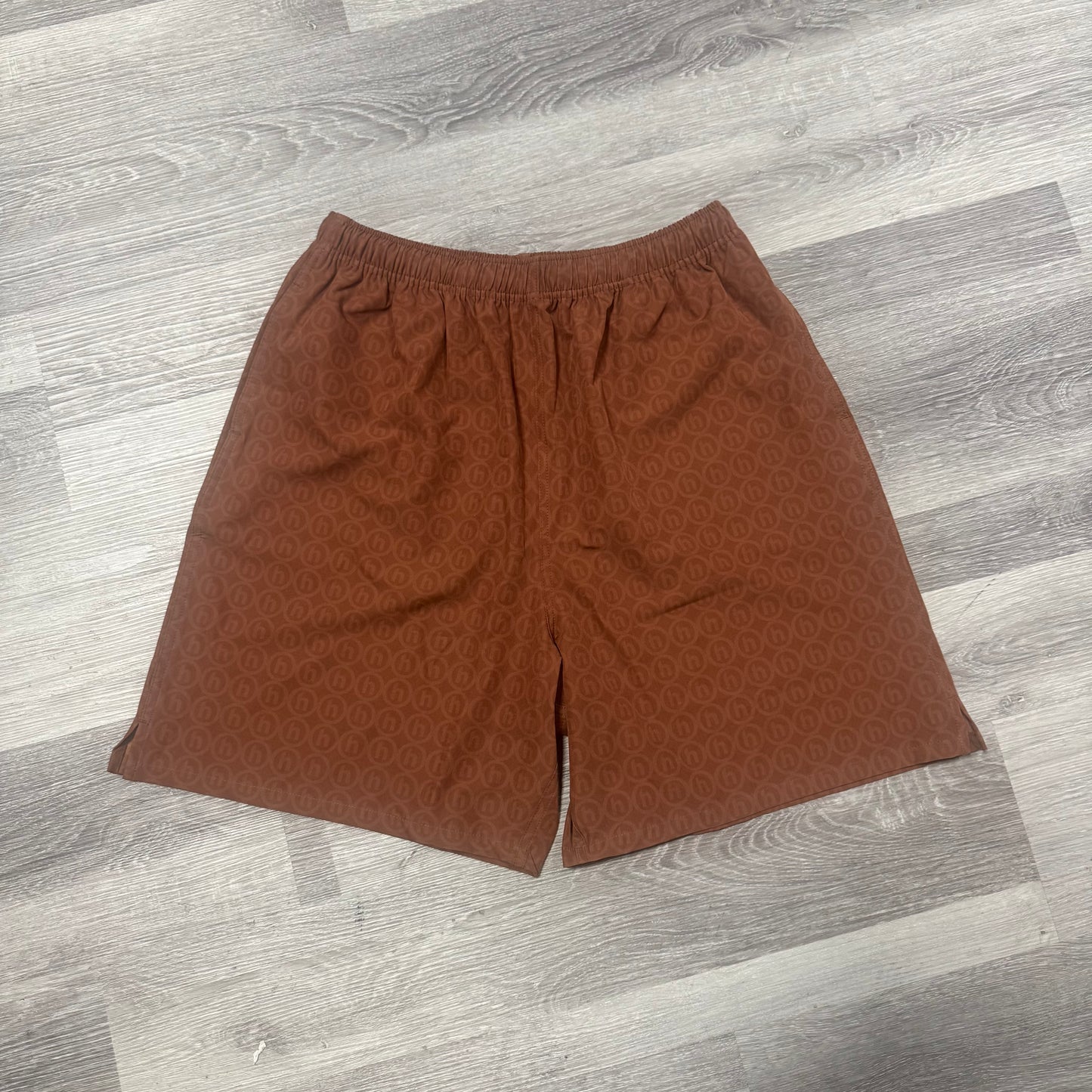 Hidden NY Burnt Orange Monogram Shorts