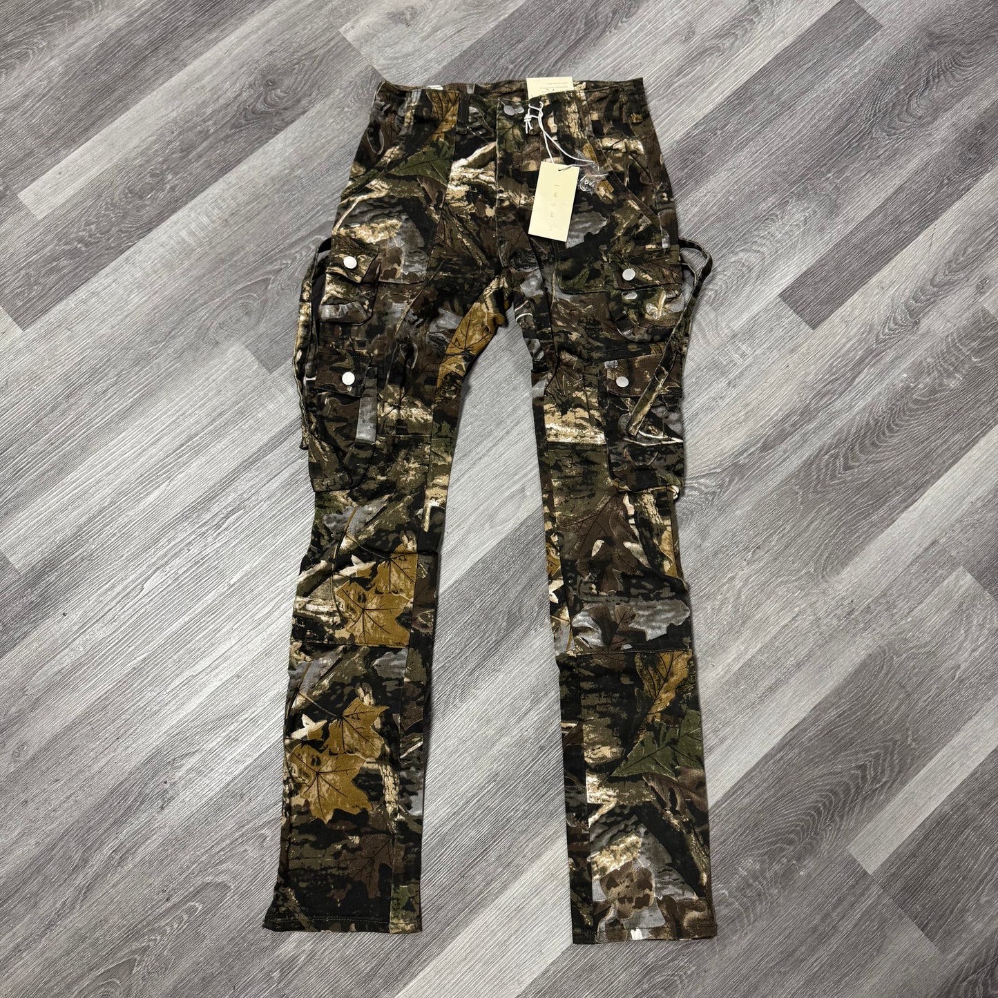 MNML Cargo Hunter Camo Denim Jeans