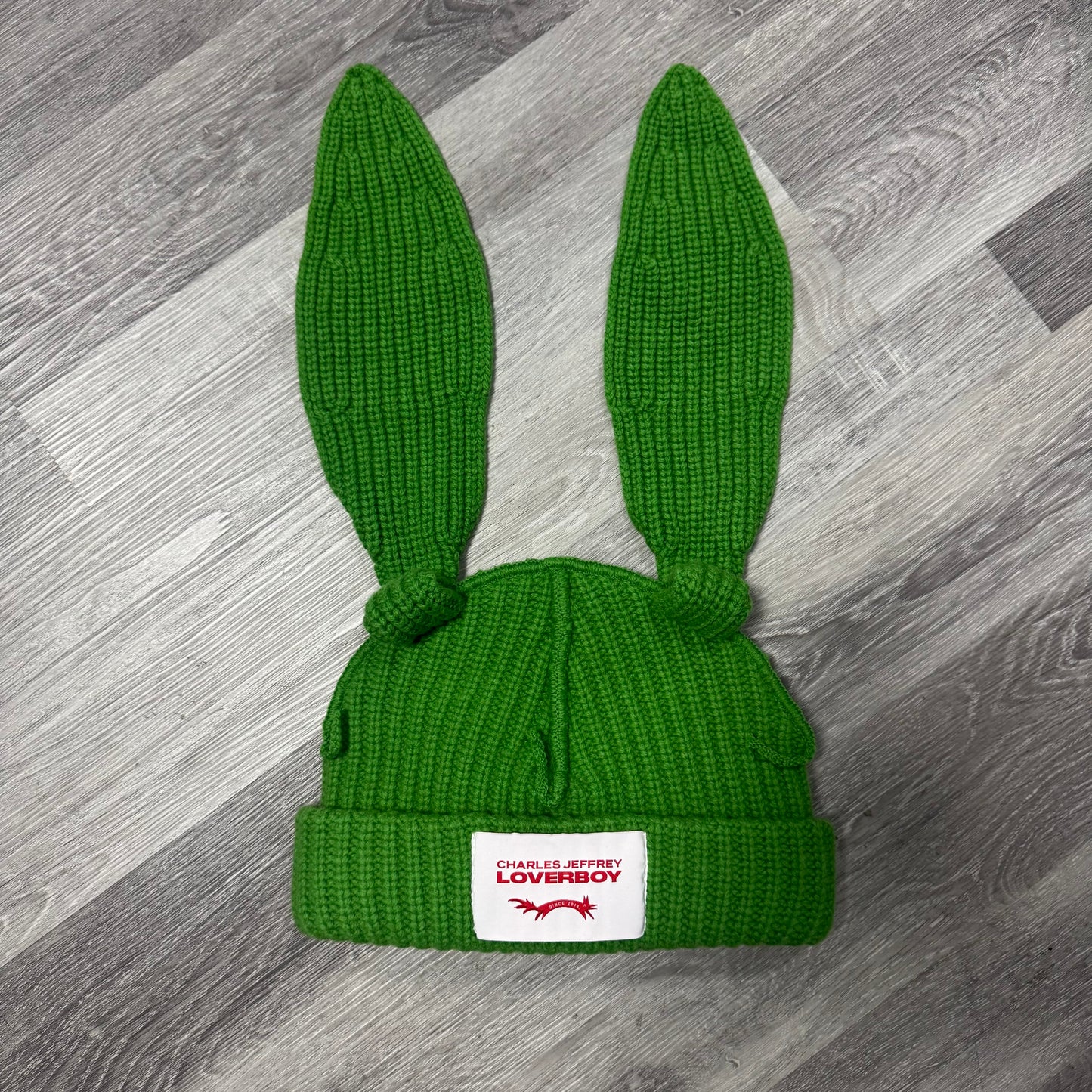 Charles Jeffery Loverboy Chunky Knit Rabbit Beanie