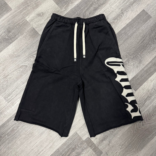 Godspeed OG Logo 3/4 Cut Sweat Shorts (Black)