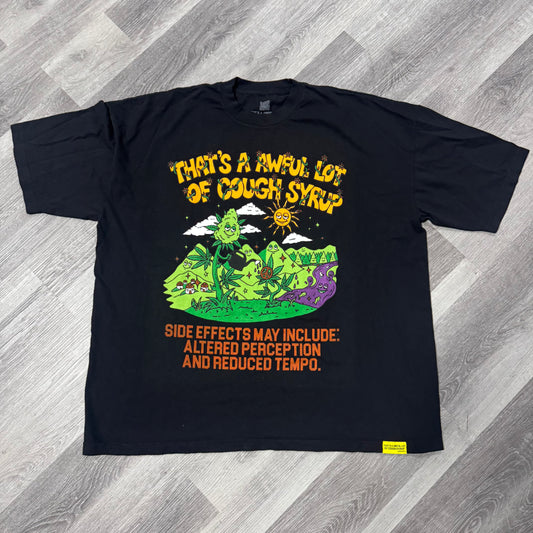 Thats a Awful Lot Of Cough Syrup 4/20 Buds Cartoon Tee