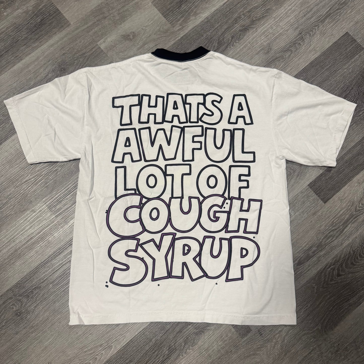 Thats a Awful Lot Of Cough Syrup Coco Puffs Cartoon Tee