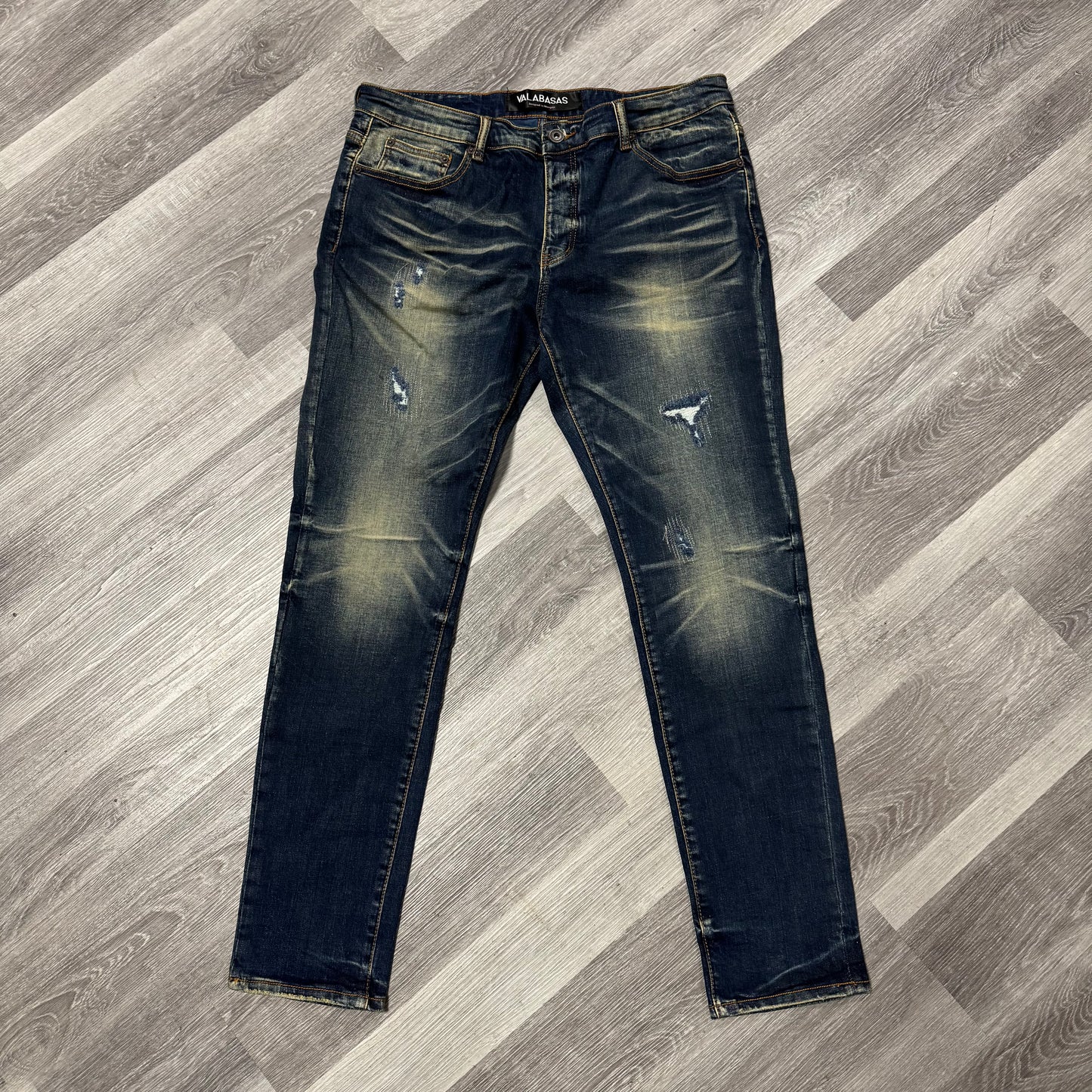 Valabasas Washed Denim Jeans