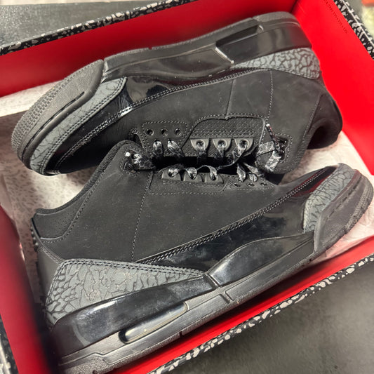 Jordan 3 Black Cat / Preowned