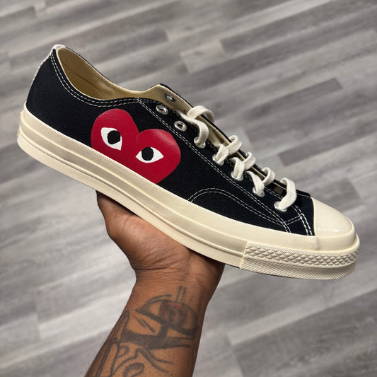 Comme Des Garçons Chuck Taylor Low (Black) / Brand New