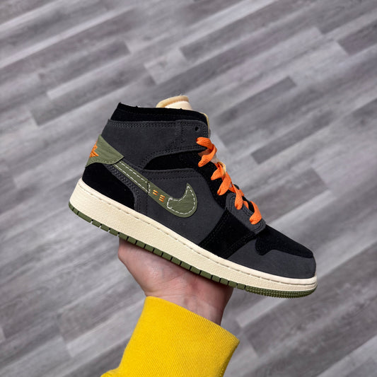 Jordan 1 Craft Anthracite Light Olive / Brand New