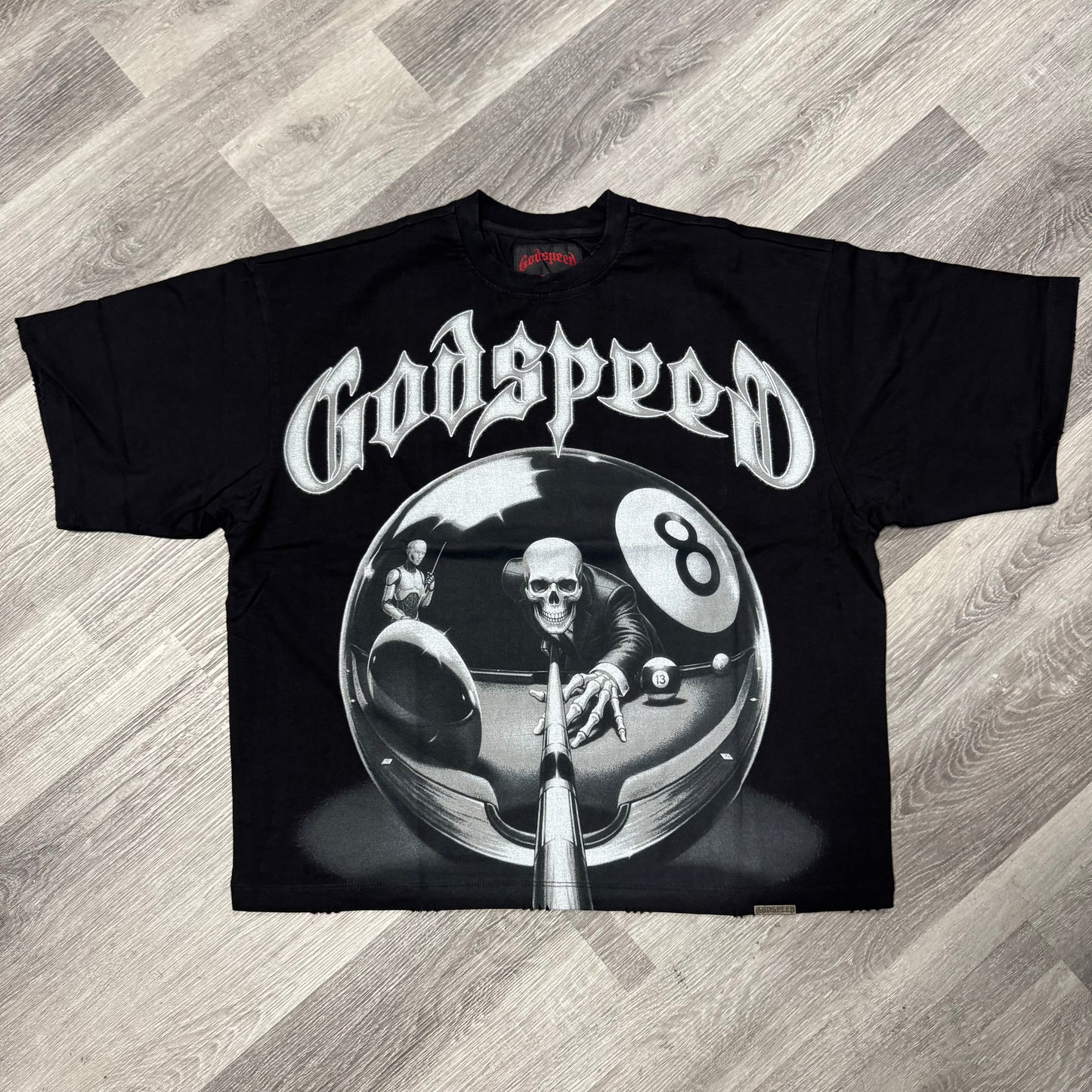 Godspeed 8 Ball CP Tee (Black)