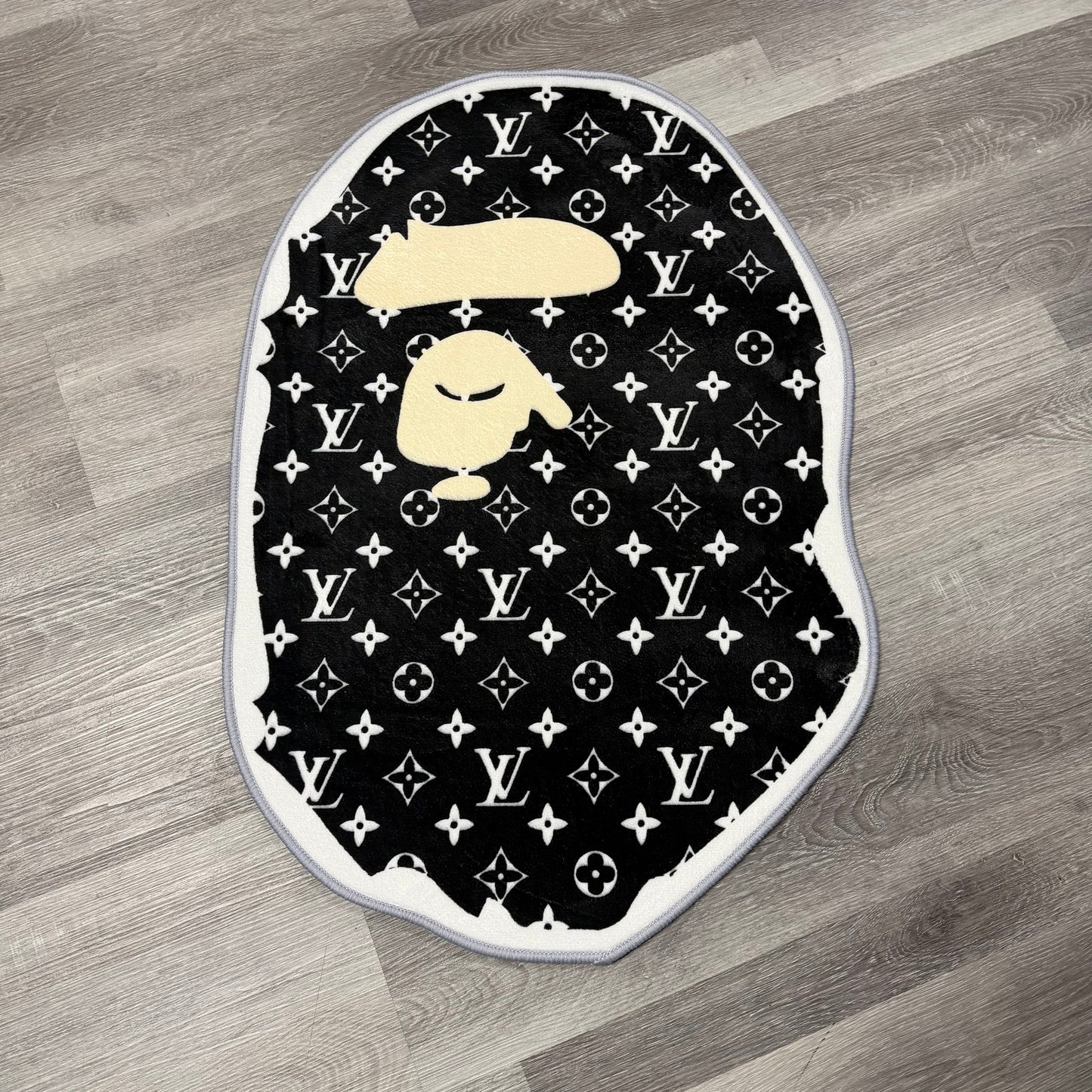 Big Head Bape X LV Rug