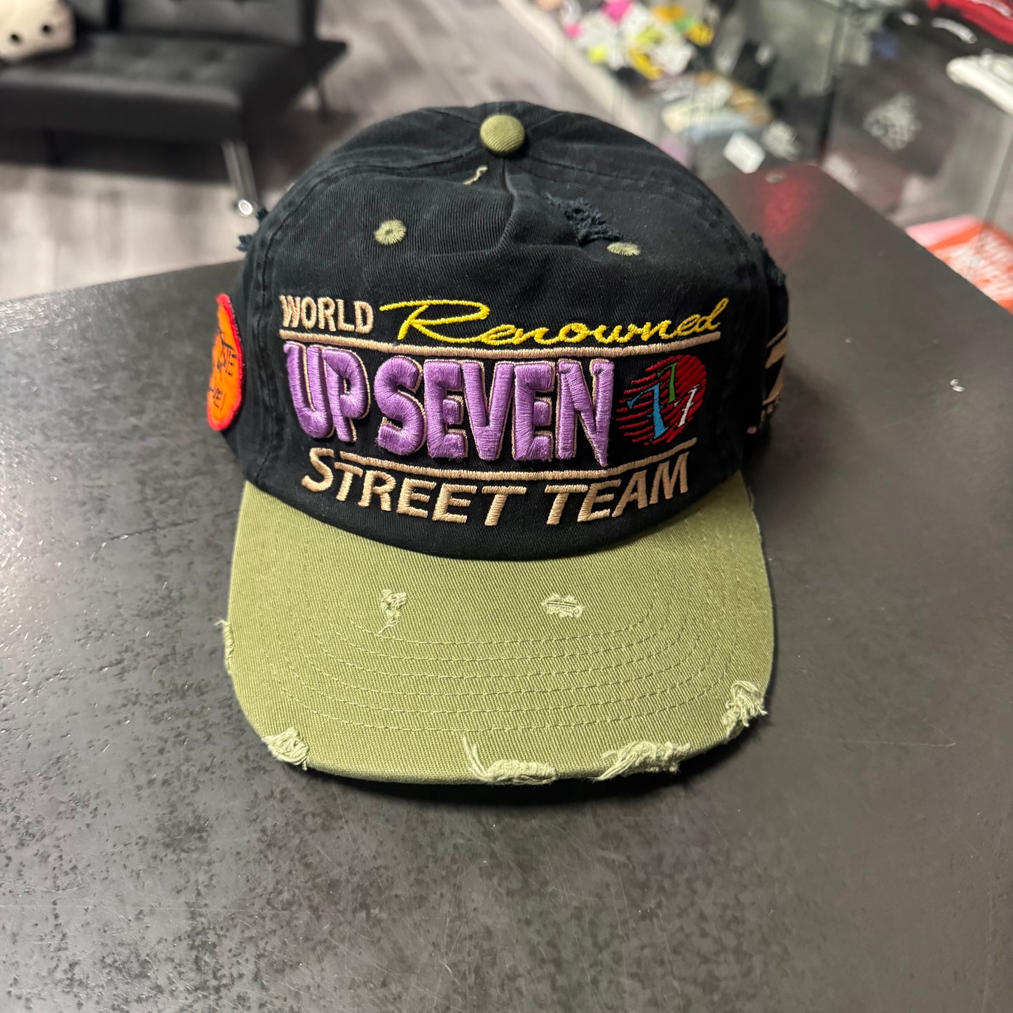 Up 7 Dweller Street Team Hat (Black/Olive)