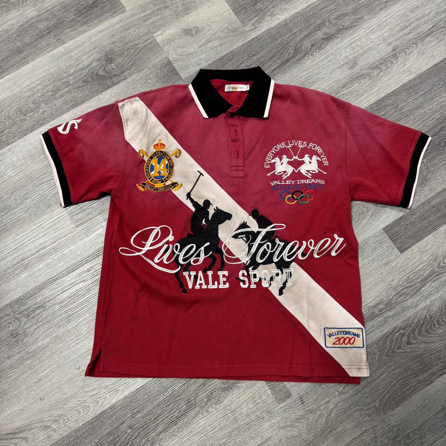 Valley Rugby Shortsleeve Tee (Red)