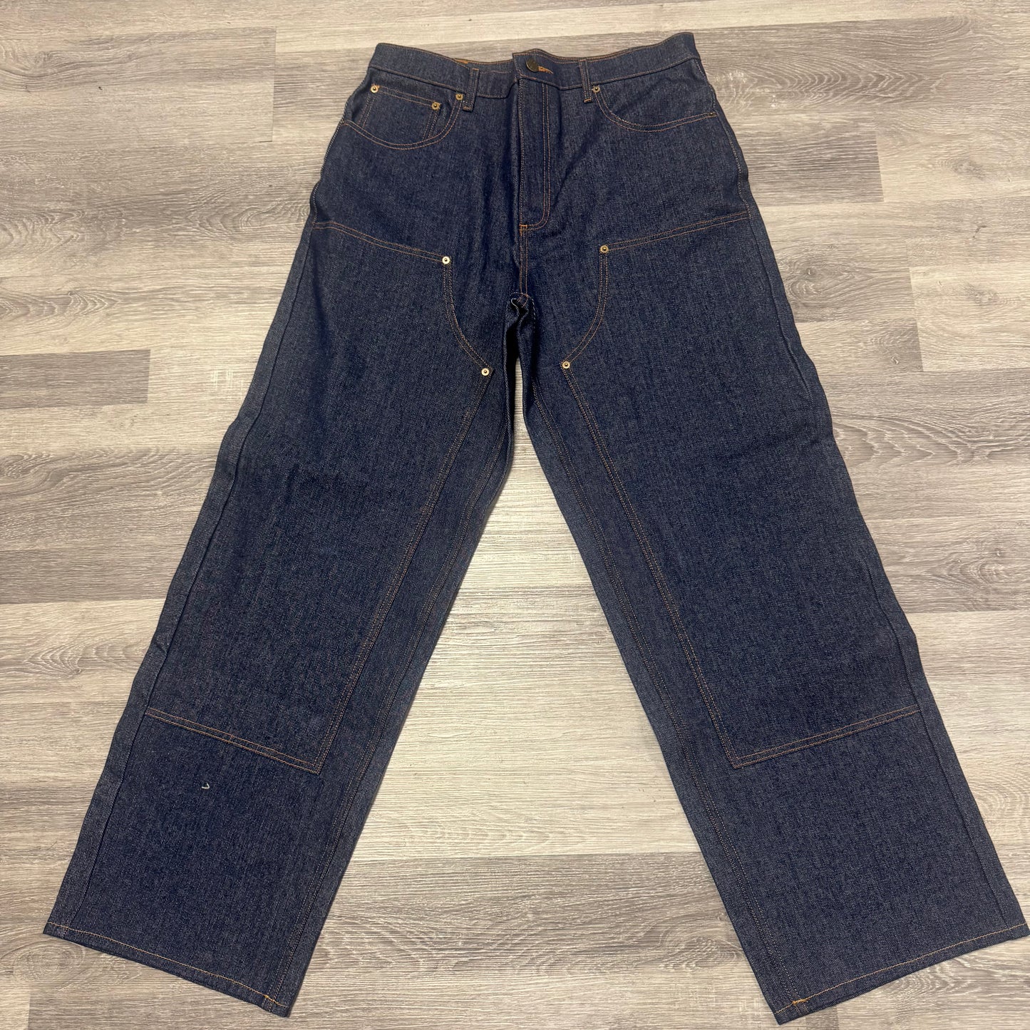 Thats A Awful Lot Of Cough Syrup Carpenter Pants (Dark Blue)
