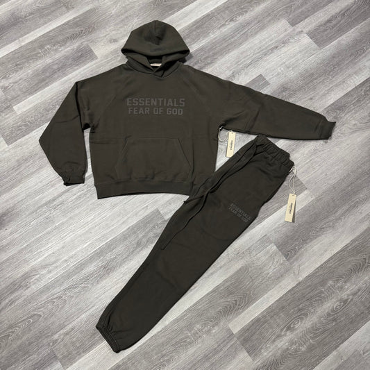 Essentials Sweatsuit (Off Black)