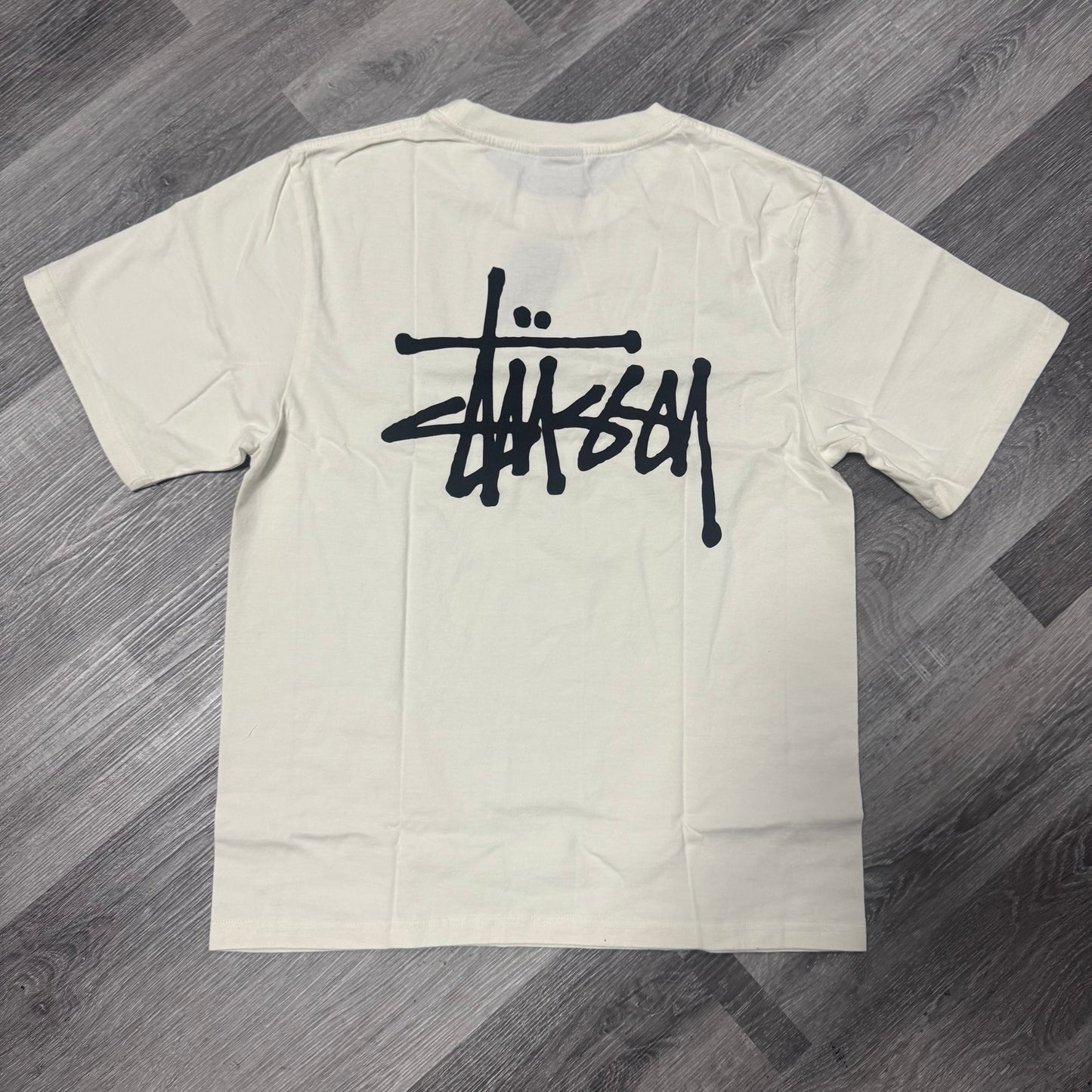 Stussy Logo Tee (Bone)