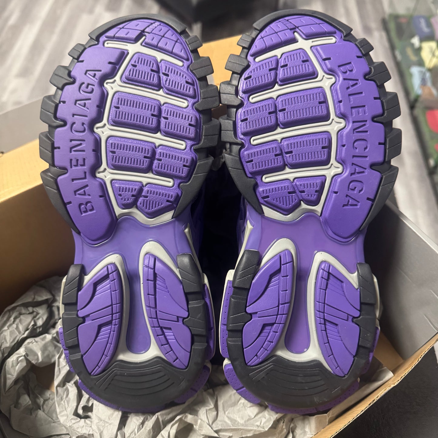 Balenciaga Track.2 Open Purple / Preowned