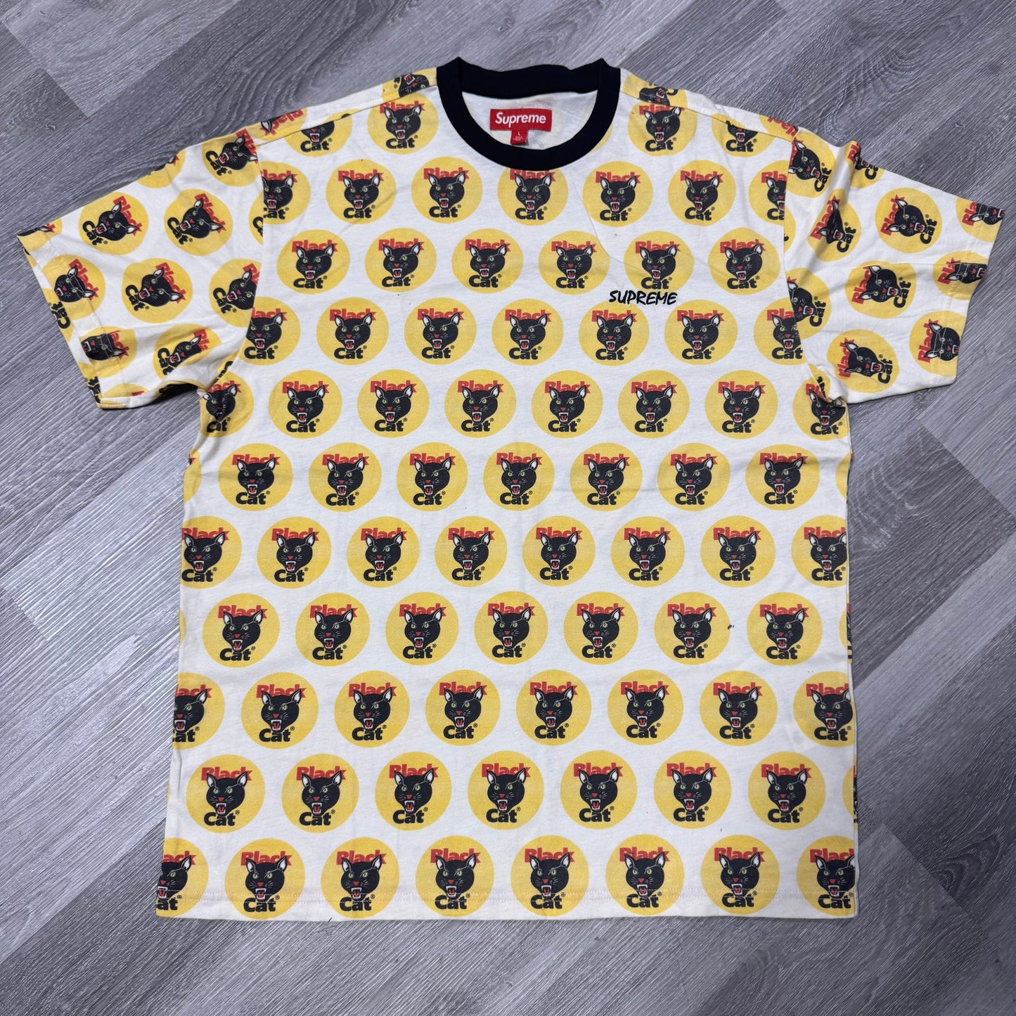 Supreme Black Cat Tee