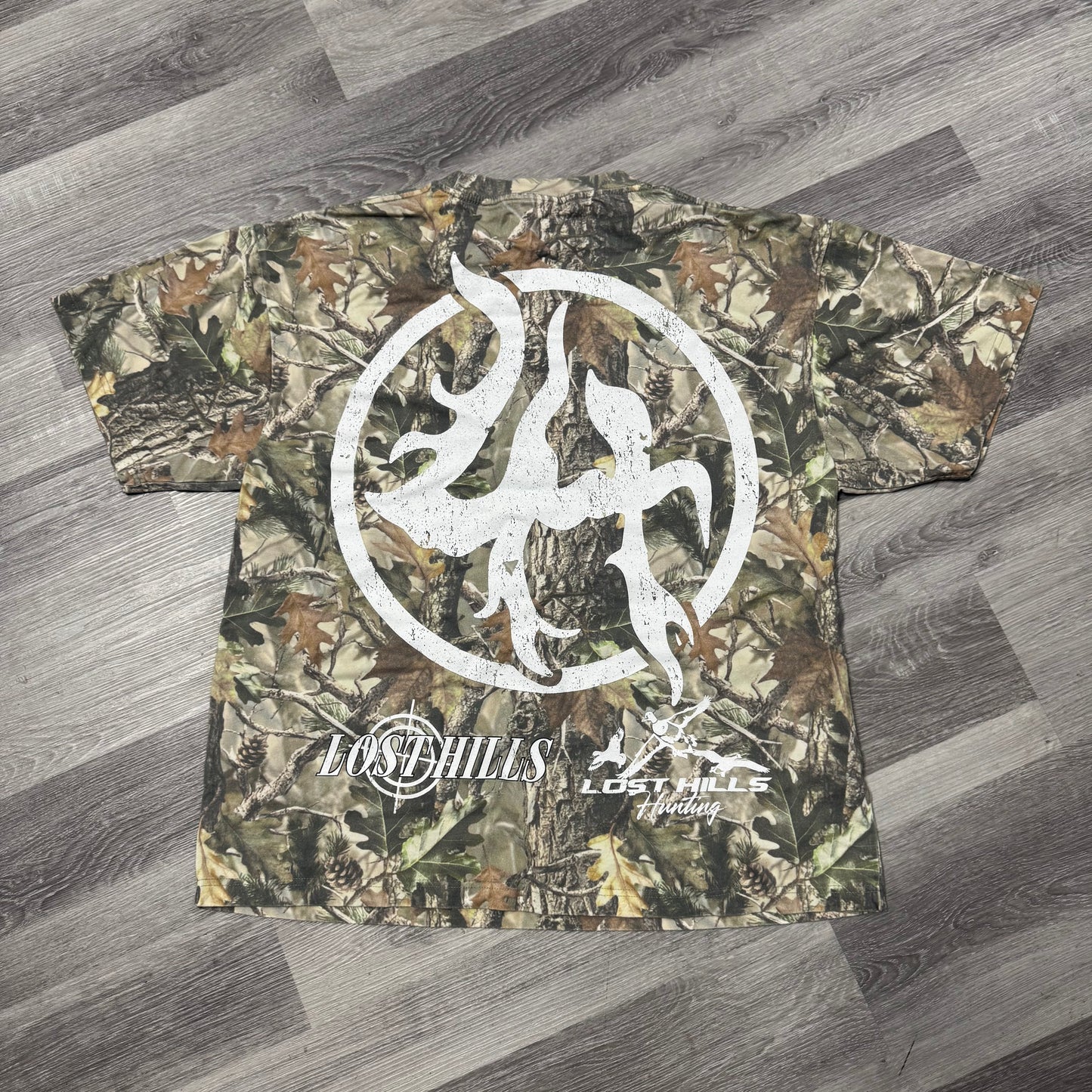 Lost Hills Multiple Graphic Camo Tee