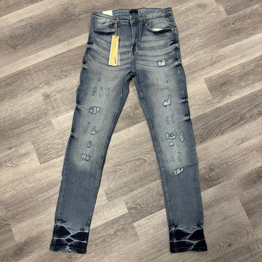 Reason Brand Deep Patch Denim Jeans