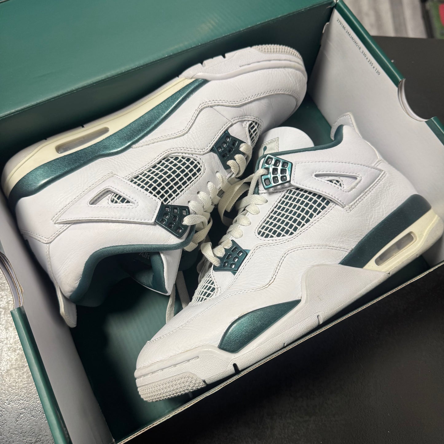 Jordan 4 Oxidized Green / Preowned