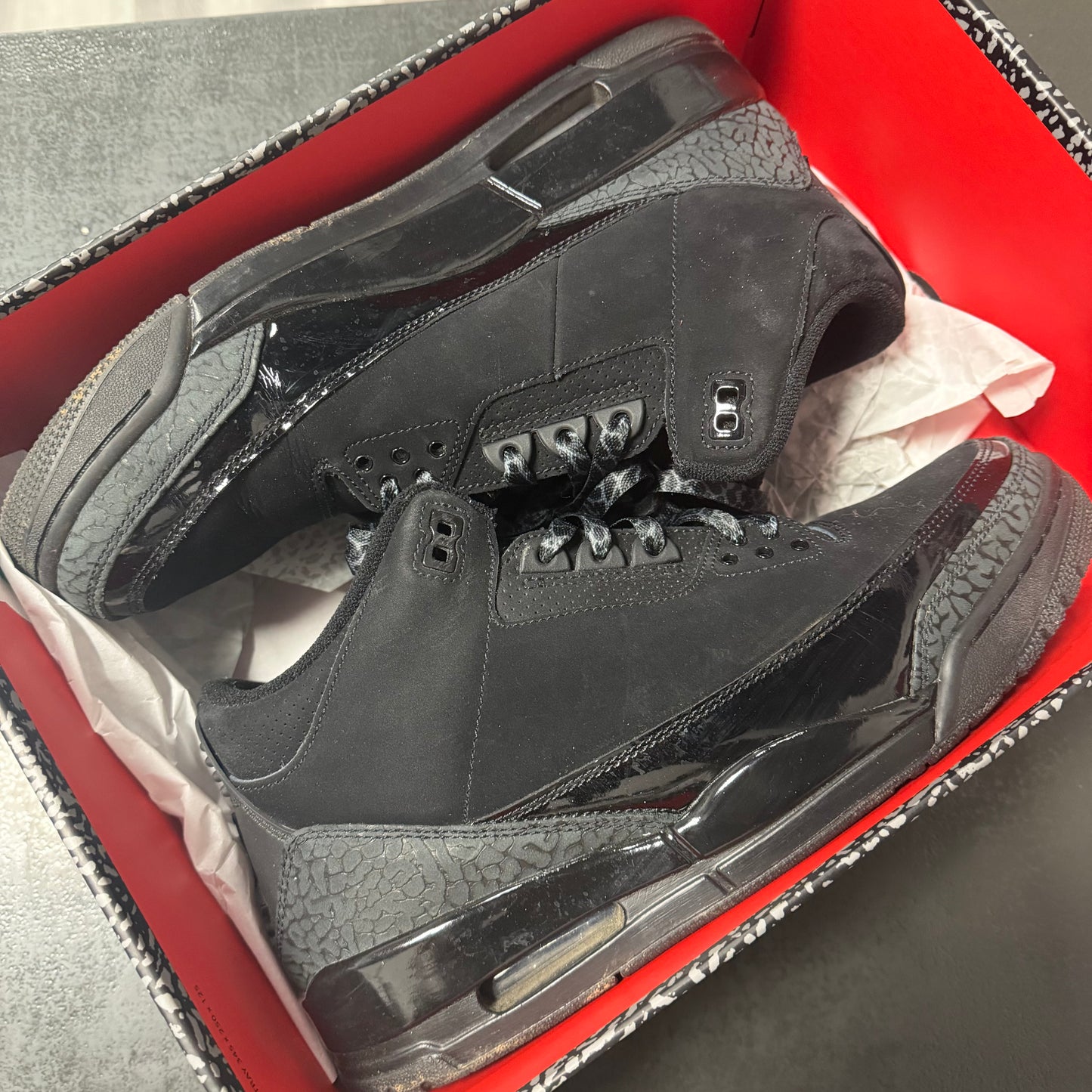 Jordan 3 Black Cat / Preowned