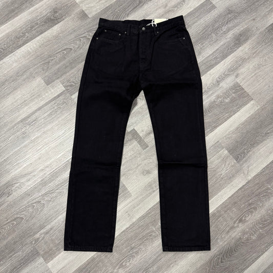 MNML Rinsed Black Straight Leg Denim Jeans