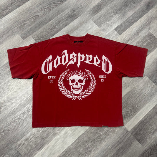 Godspeed Crest Tee (Red)