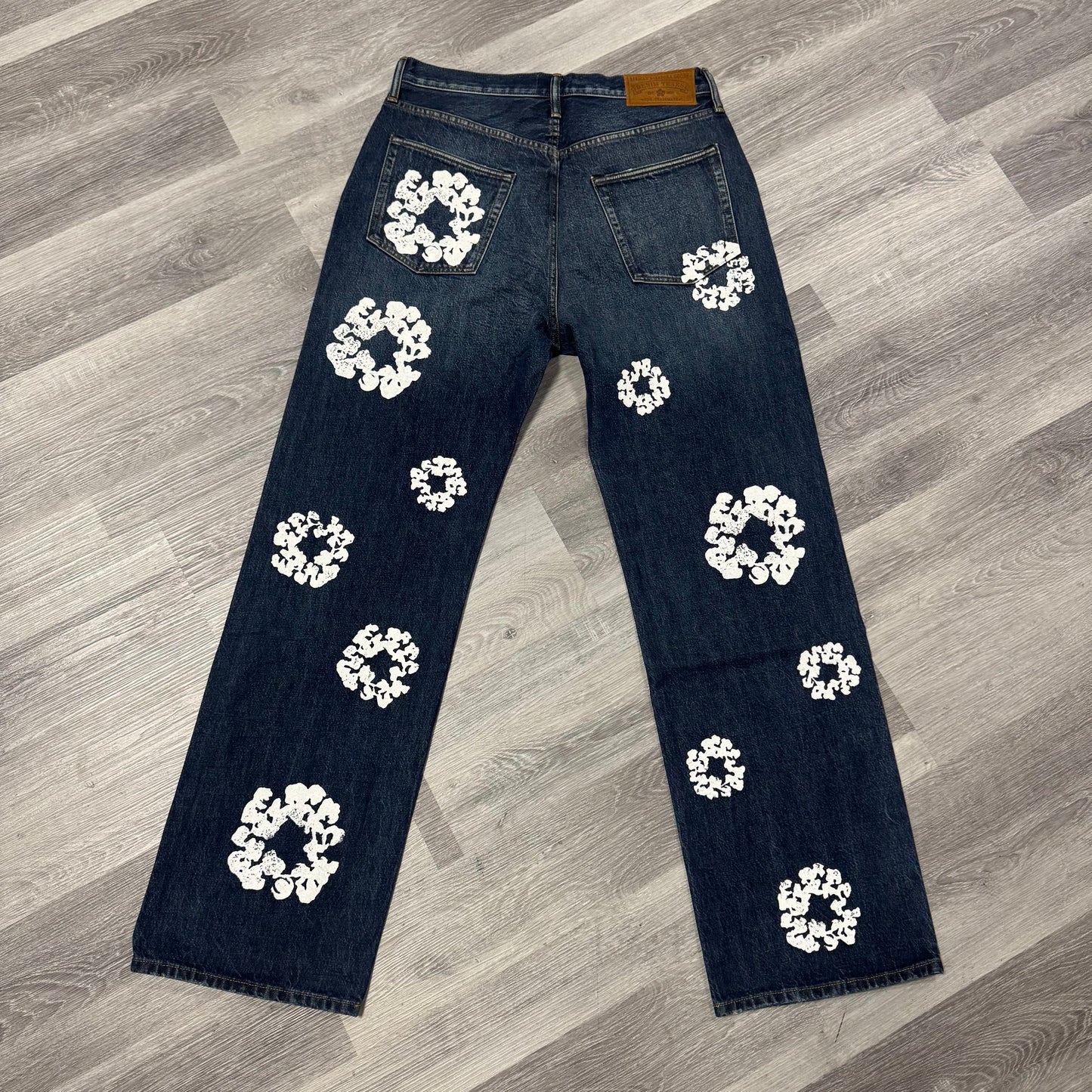 Denim Tears Baggy Dark Washed Denim Jeans