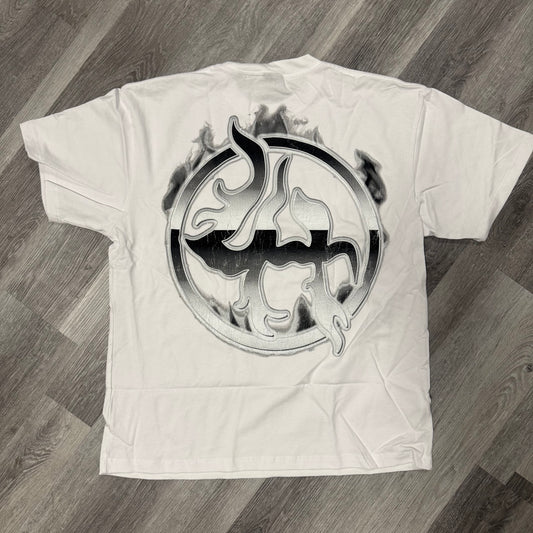 Lost Hills Metallic Tee (White)