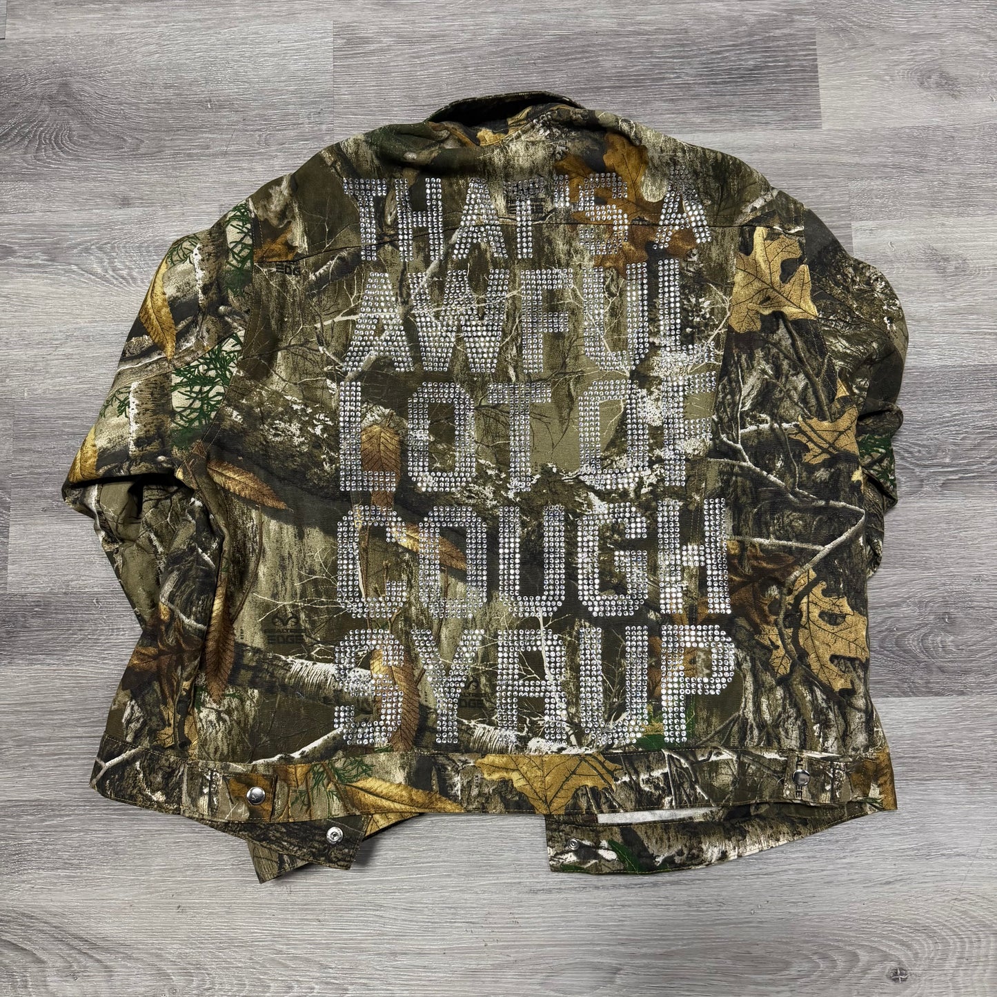 That’s A Awful Lot Of Cough Syrup X Realtree Rhinestone Jacket