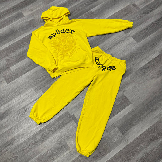 Sp5der Legacy Sweatsuit (Yellow)