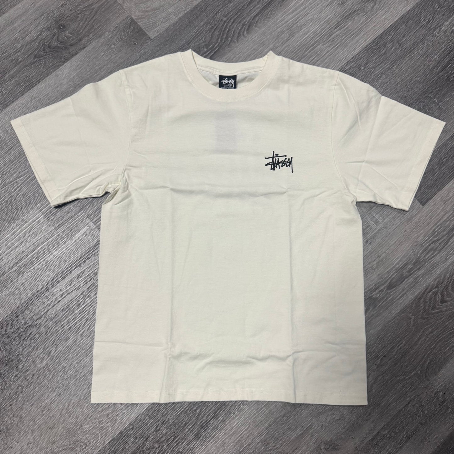 Stussy Logo Tee (Bone)