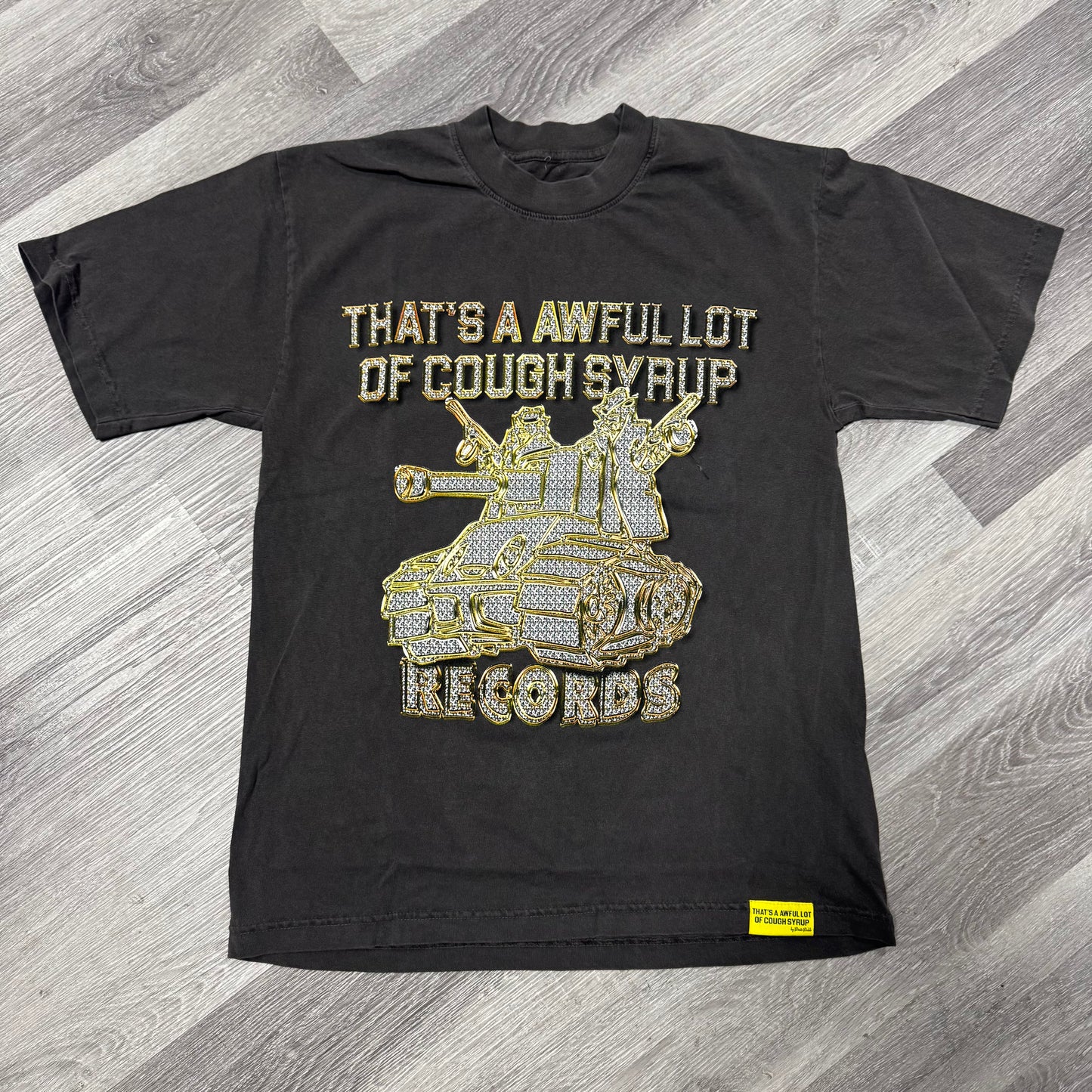 Thats a Awful Lot Of Cough Syrup Iron Diamond Tee