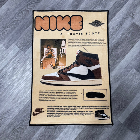 Jordan 1 Travis Scott High Mocha Rug