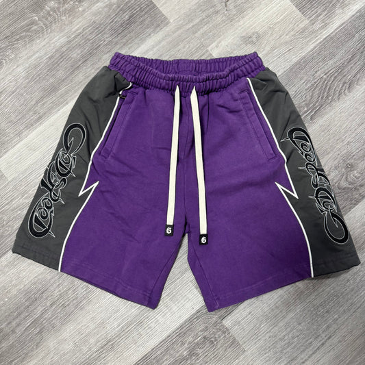 Godspeed Halftime Shorts V2 (Purple Acid Wash)