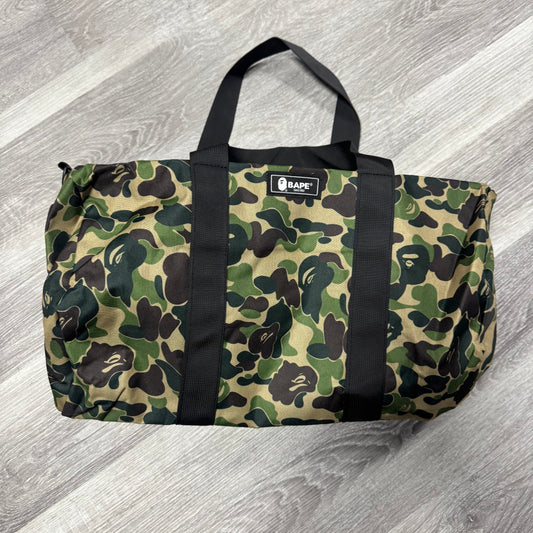 Bape Camo Green Mini Duffle Bag