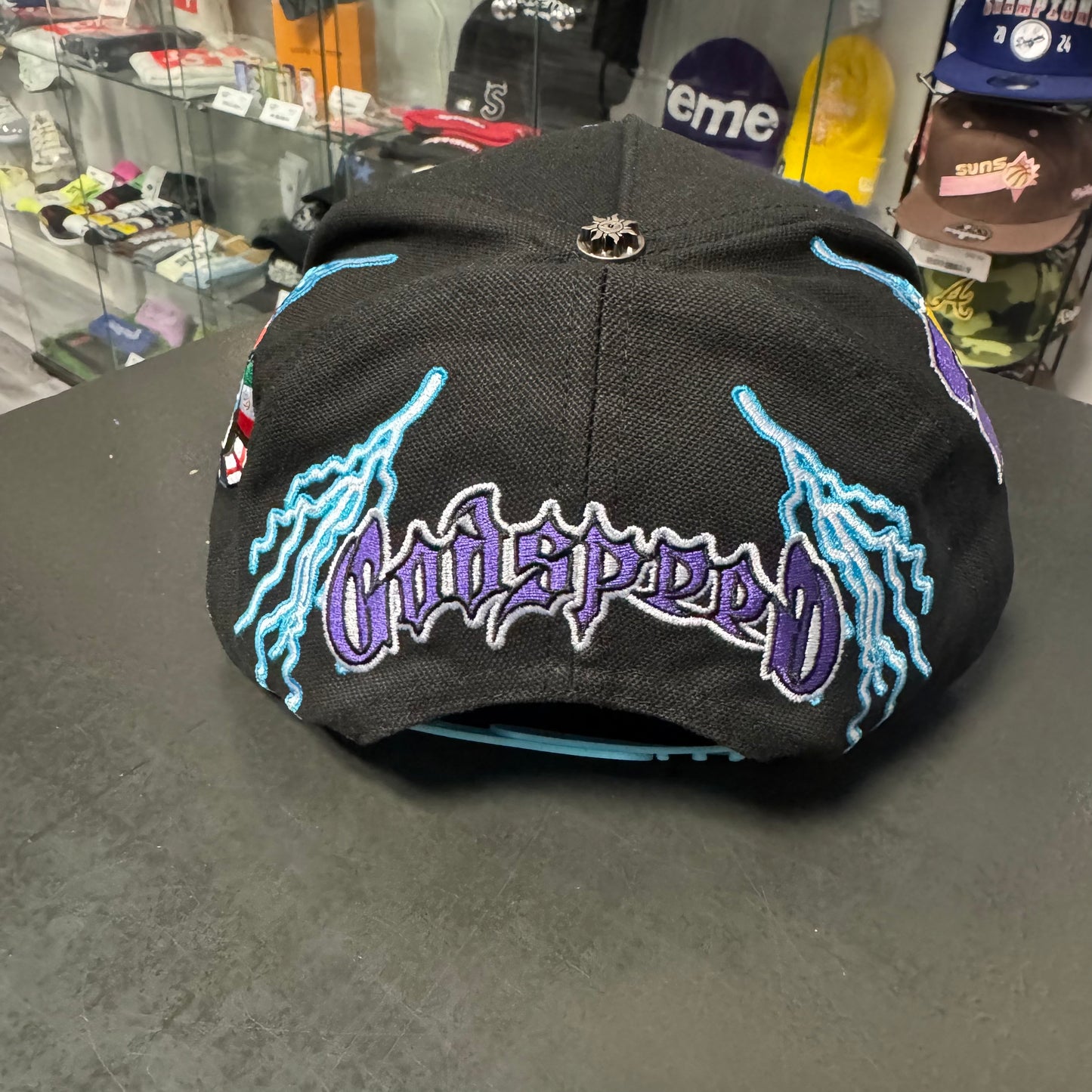 Godspeed Voltage Hat (Black/Aqua)