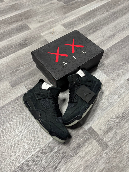 Jordan 4 Kaws Black (Sample) / Brand New