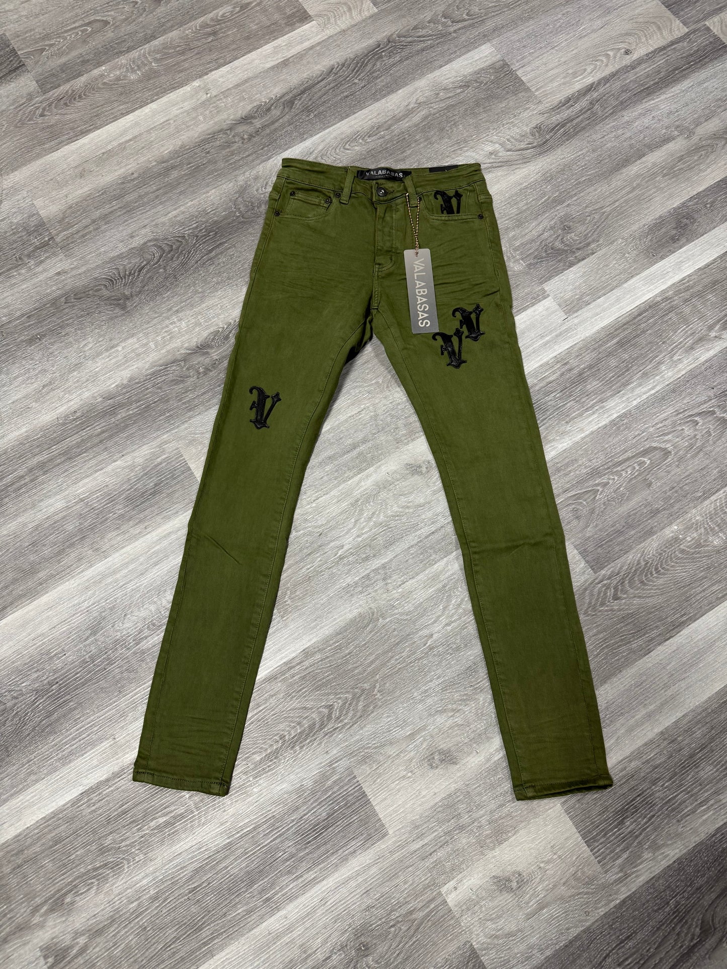 Valabasas Daylight Green Denim Jeans