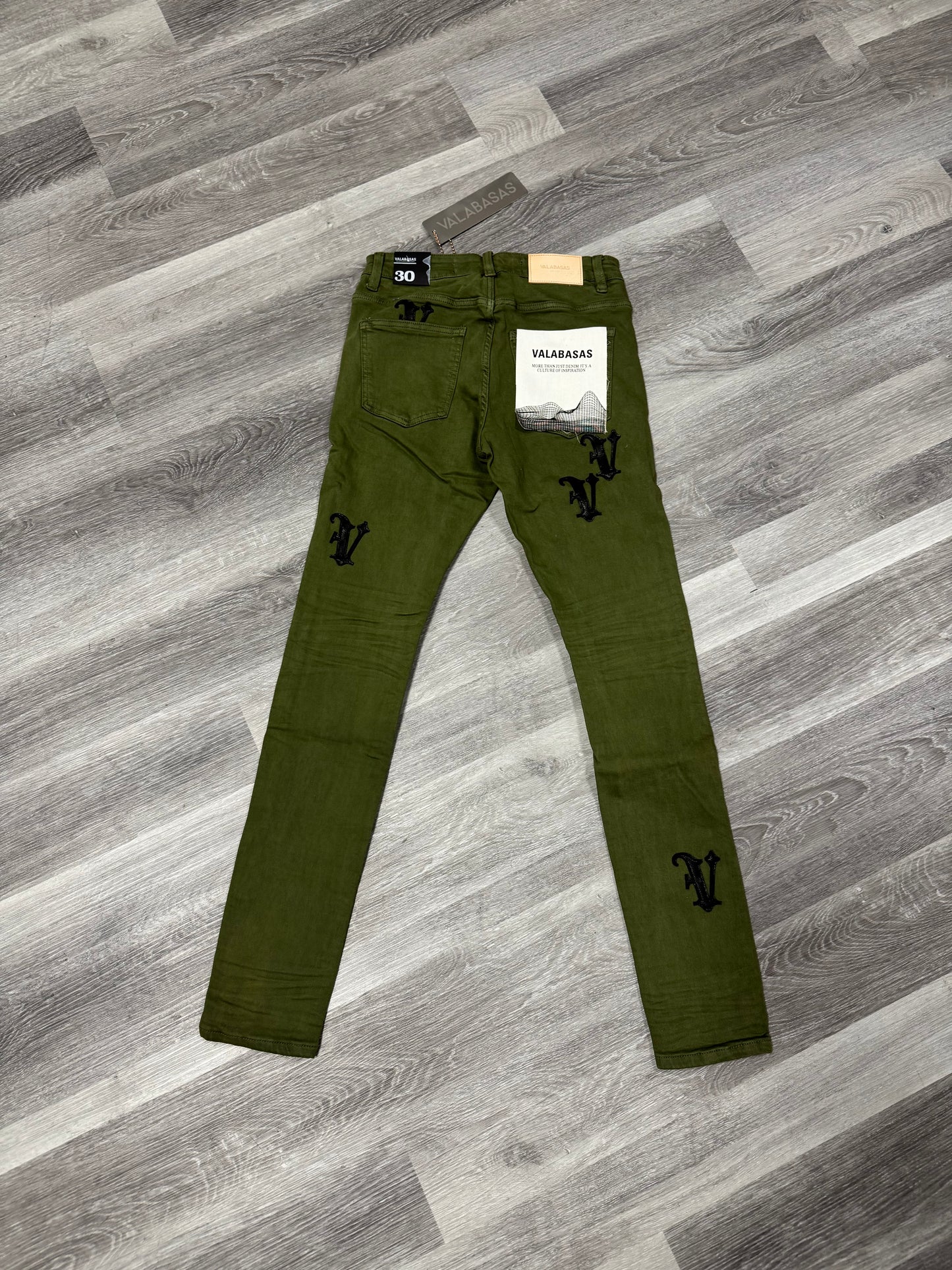 Valabasas Daylight Green Denim Jeans