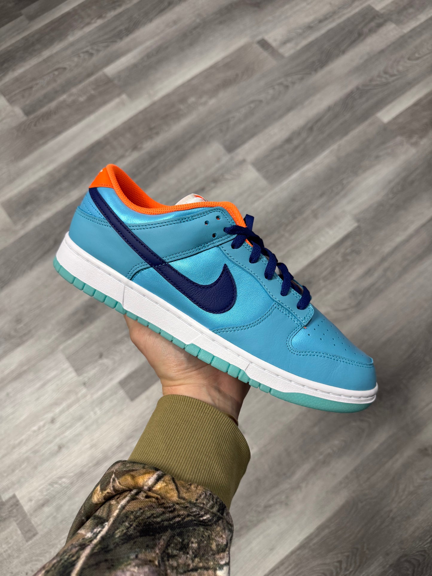 Dunk Low Baltic Blue Total Orange / Brand New