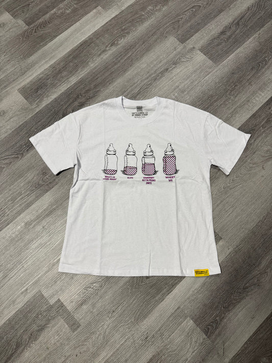 Thats a Awful Lot of Cough Syrup Baby Bottle Tee (White)