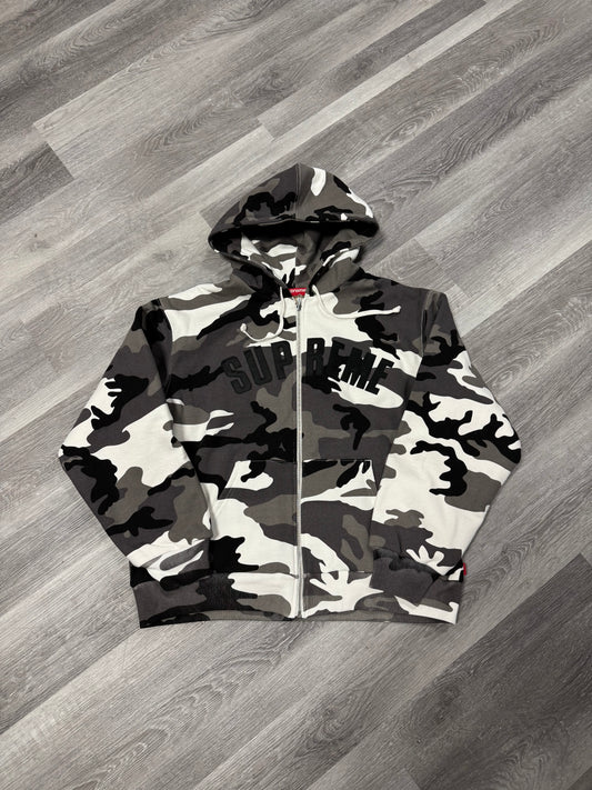Supreme Arc Thermal Zip Up Hoodie (Snow Camo)