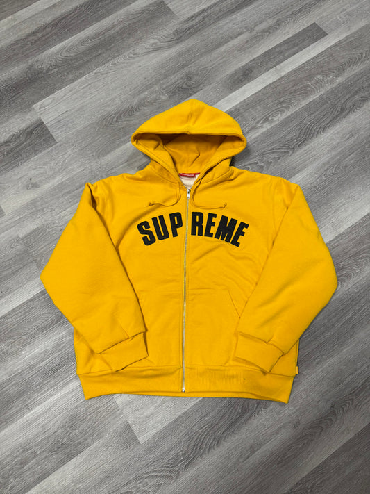 Supreme Arc Thermal Zip Up Hoodie (Yellow)