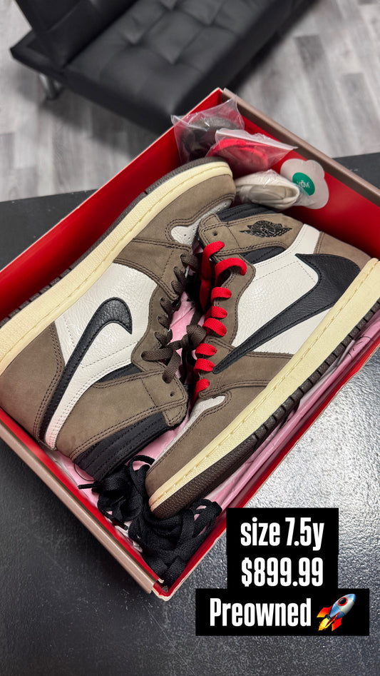 Jordan 1 High Travis Scott Mocha / Preowned