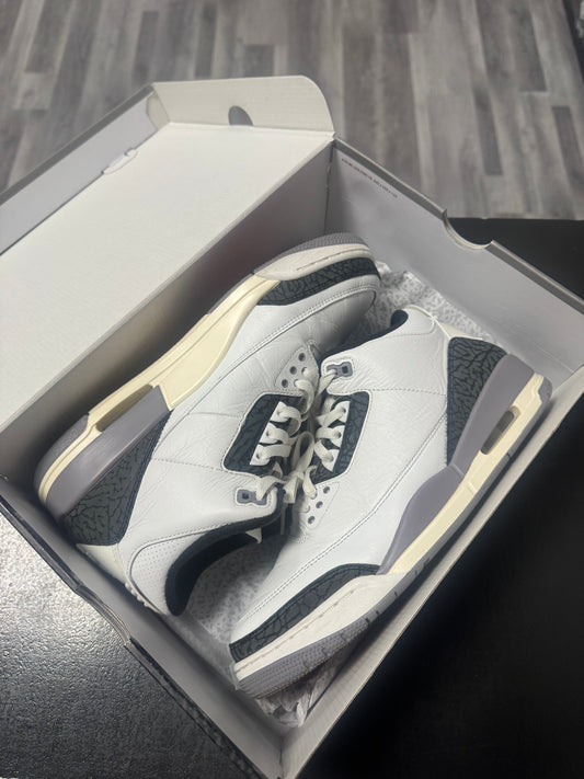 Jordan 3 Cement Grey / Preowned