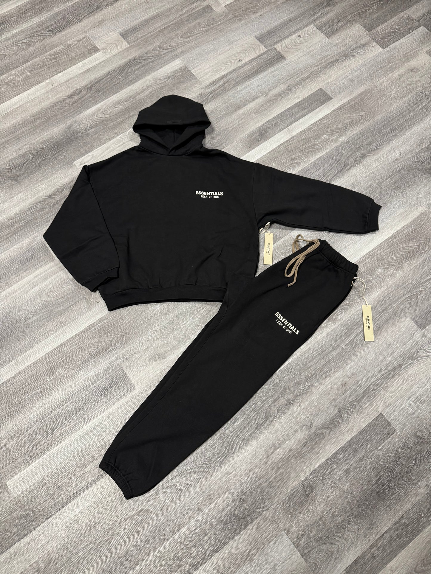 Essentials Sweatsuit (Black Fleece)