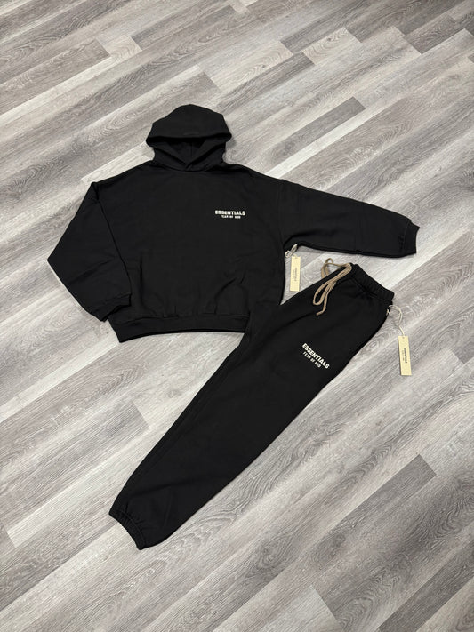 Essentials Sweatsuit (Black Fleece)